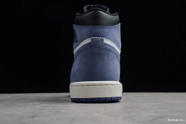 RETRO “BLUE 555088-115 HIGH JORDAN 1 AIR MOON” OG 0809